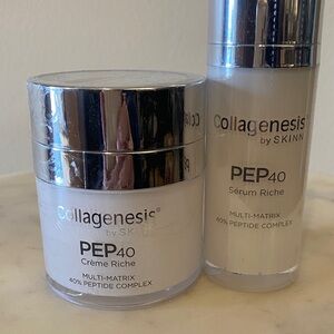 Collagenesis PEP40 Crème & Serum Set. New Sealed! Rare Find